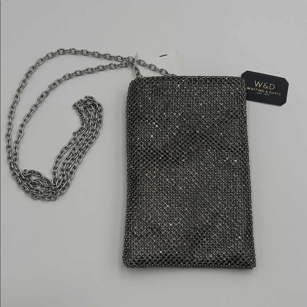 Whiting & Davis Silver Mesh Wristlet